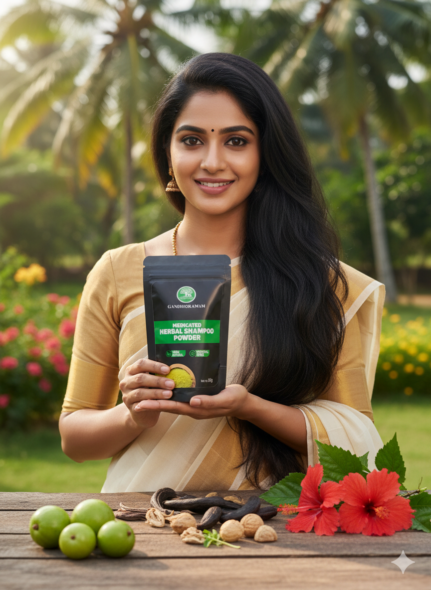 GANDHIGRAMAM HERBAL SHAMPOO POWDER (HAIR PACK)